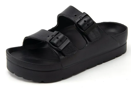 Sandaler Dam Plattform i Syntetiskt Läder – Chic Design för Sommar och Avslappnade Tillfällen, Storlek 36-41 4