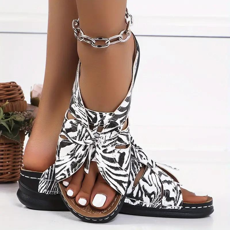 Dam Skor Slip-On Wedge Heel Syntetiskt Läder-4