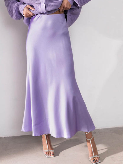 Variant image for Dam Midi Kjol Elegant Satin-12