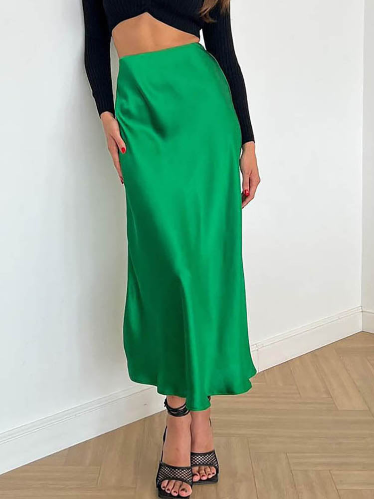 Variant image for Dam Midi Kjol Elegant Satin-20