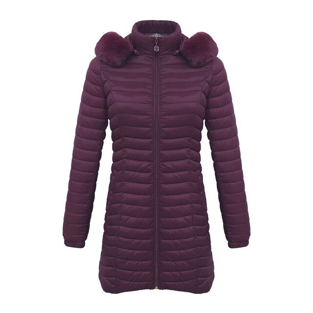 Variant image for Herrparka med Päls Huva Polyester Elegant Vinterjacka-26