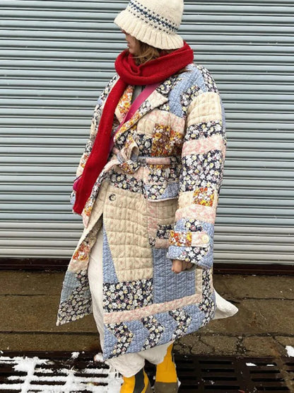 Damjacka Lång Isolerad Polyester för Kalla Dagar-2