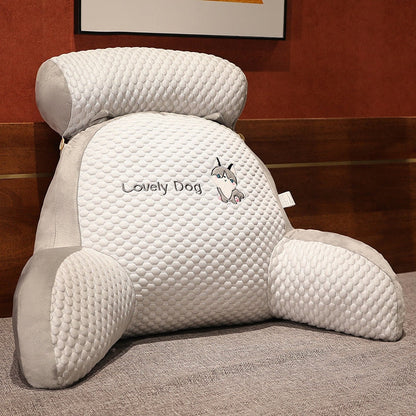 Sängkudde Ergonomisk Bomull för Bekväm Läsning och Stöd 6