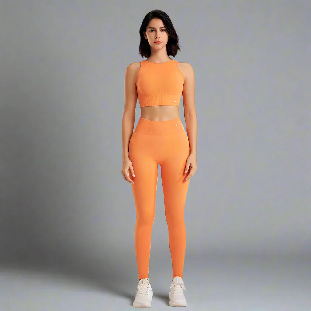 Variant image for Dam Leggingsset Yoga Flexibel Andningsbart Material-13