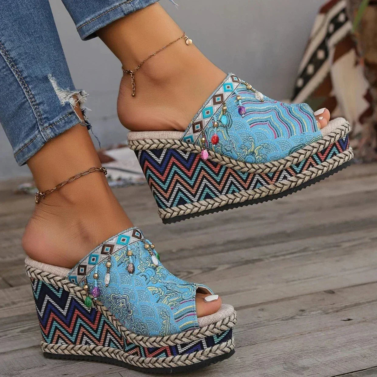 Damskor Stilettos med Stendekorationer Syntetisk Läder-5