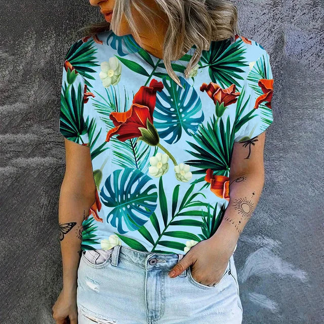 Dam Kort Klänning Modern Lätt för Sommar-2