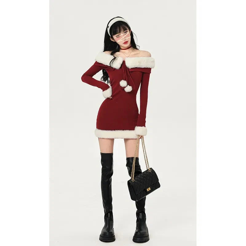 Kvinna Miniklänning Patchwork Design Polyester Regular Fit-6