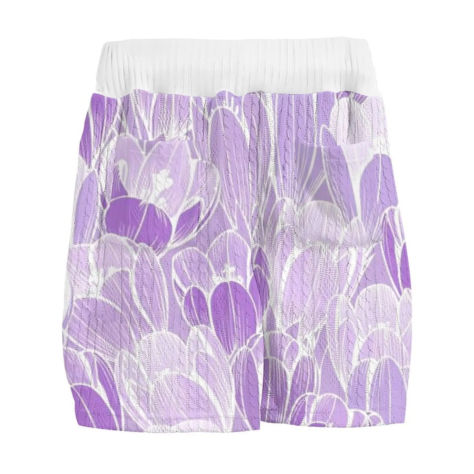 Tvådelat Set Dam Blommönster Jacquard Normal Passform-6