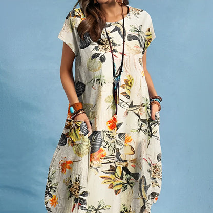 Variant image for Kvinna Naturklänning Elegant Lätt Material-9