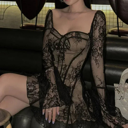 Dam Miniklänning Bodycon Polyester med Blixtlås och Veckdetalj 1