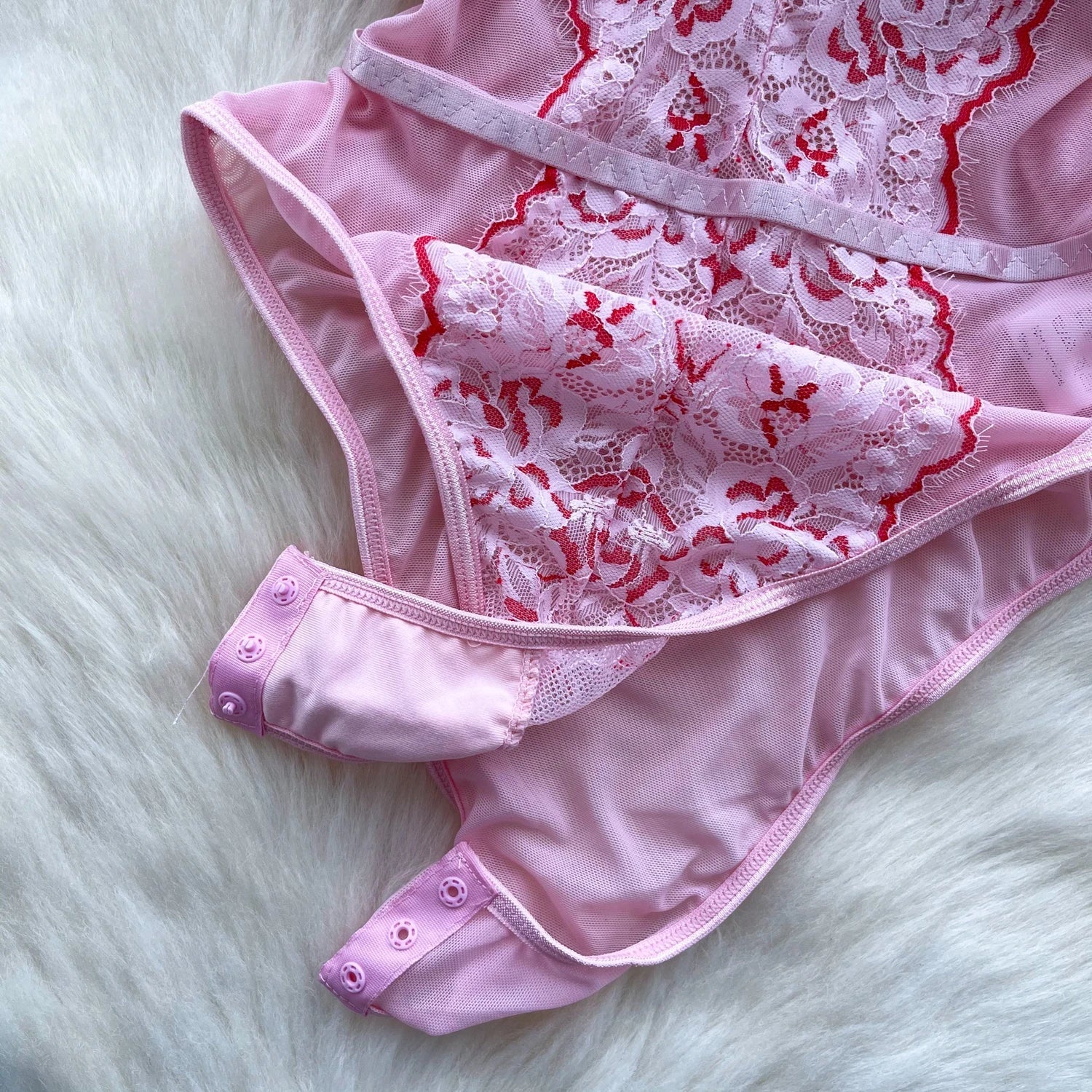 Dam Bodysuit Imponerande Design Polyester-4