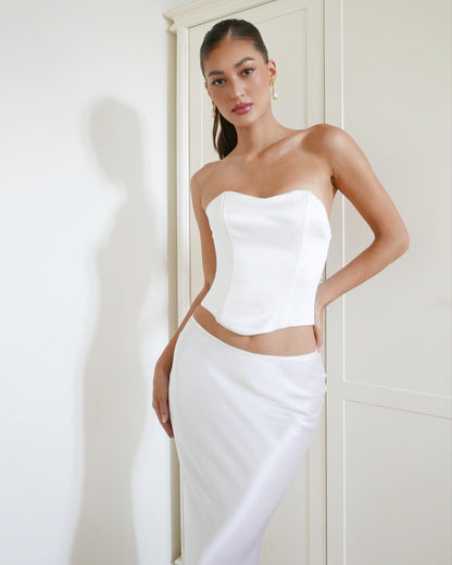 Damklänning A-linje Monokrom Polyester Spandex-3