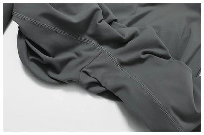 Dam Byxor Med Resår I Midjan Snygga Andningsbara Nylon Spandex-4