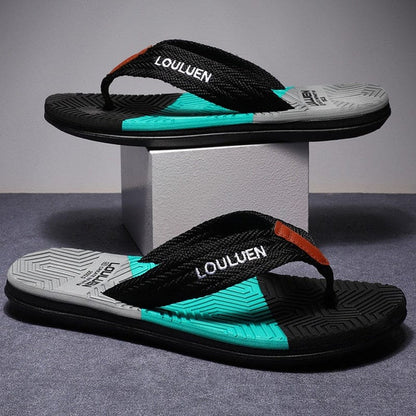 Herr Flip Flops Komfortabelt Design Miljövänligt Material-4