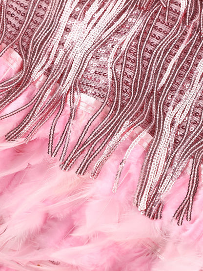 Kvinnors Fransklänning Elegant Polyester Elastan 5