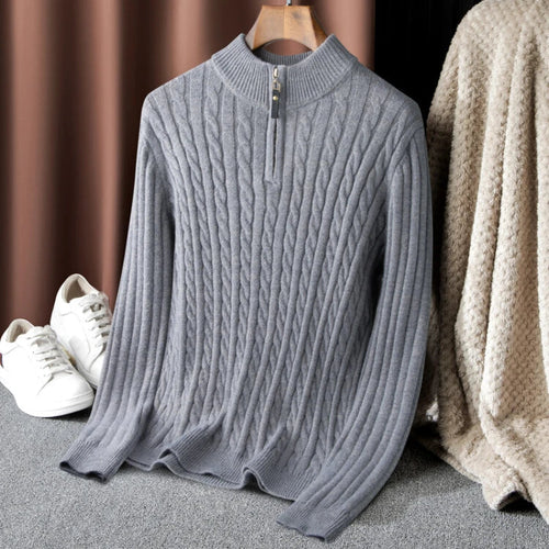 Herr Turtleneck Tröja Termo Med Zip Polyester 1