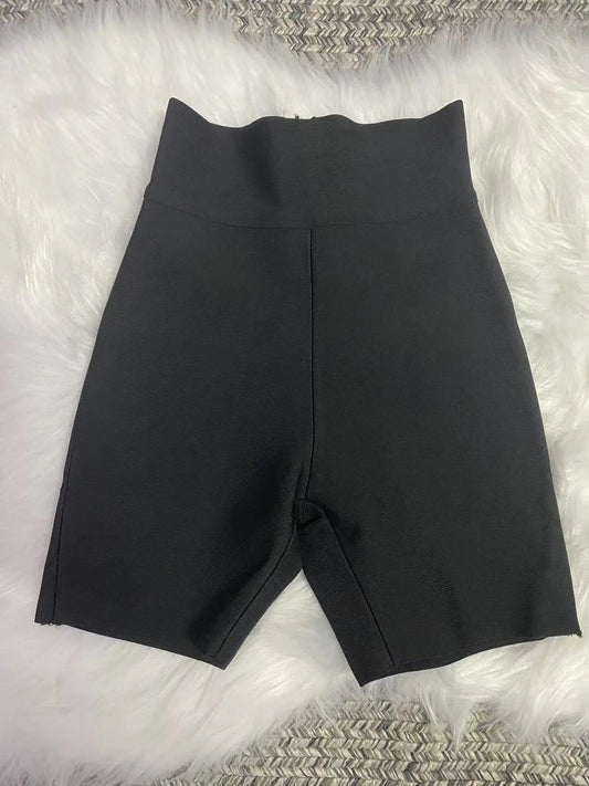 Träningsshorts Dam Midjehöga Polyester Bekväm Design-1