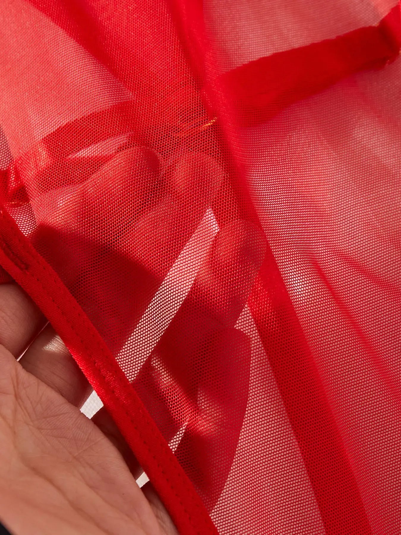 Dam Teddies Lingerie Elastisk Polyester Viskos-5