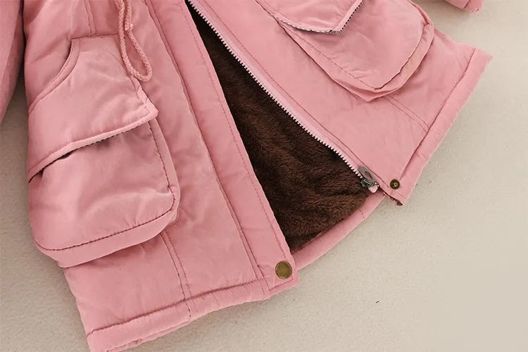 Damen-Fleecejacke, Winterjacke, wasserabweisend, weich, Fleece-4