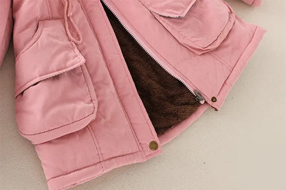 Damen-Fleecejacke, Winterjacke, wasserabweisend, weich, Fleece-4
