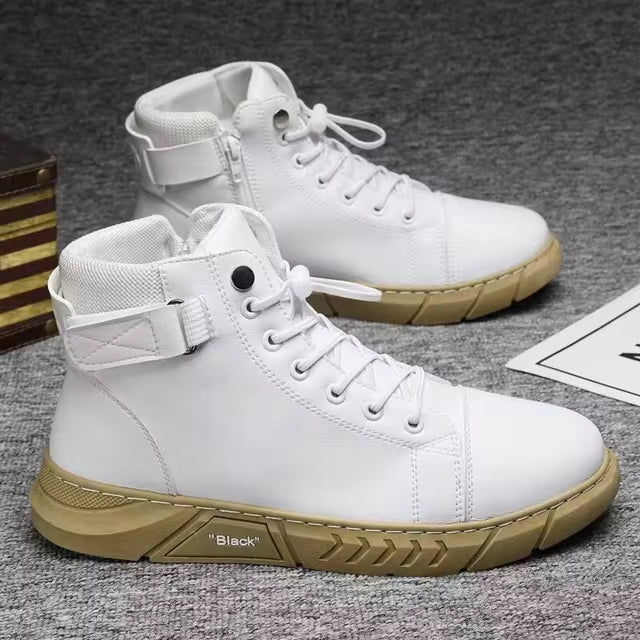 Herrskor Promenadskor Läder Bekväm Design Slip-Resistent 8