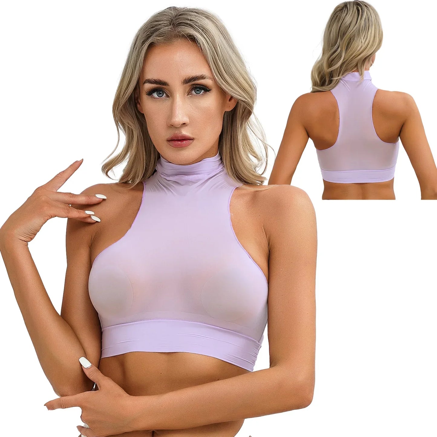 Variant image for Dam Topp Beskuren Nylon Spandex Flexibel Passform-5