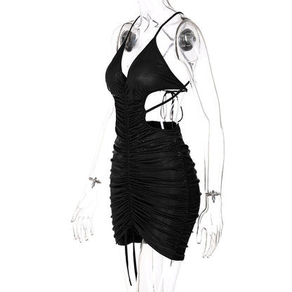 Kvinnors Miniklänning Spaghetti Band Andningsbart Spandex 6