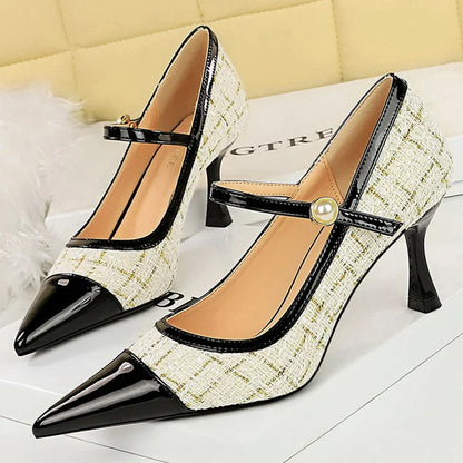 Variant image for Dam Skor Stiletto Elegant PU-material Högklackade-36