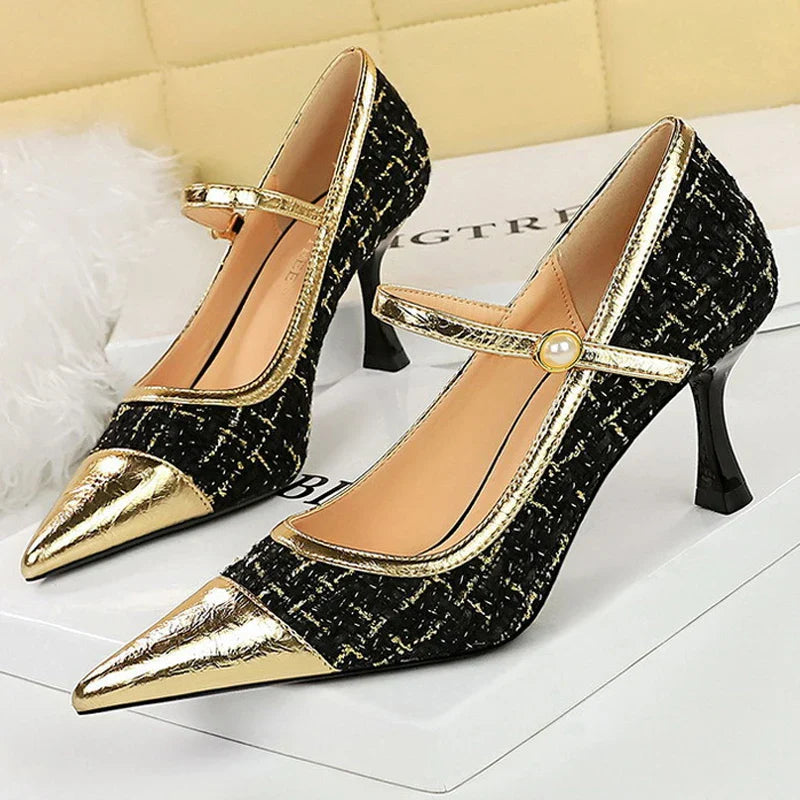 Variant image for Dam Skor Stiletto Elegant PU-material Högklackade-20
