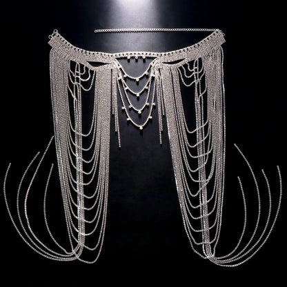 Variant image for Kroppsmycken Halsband med Geometrisk Design och Tofs-5