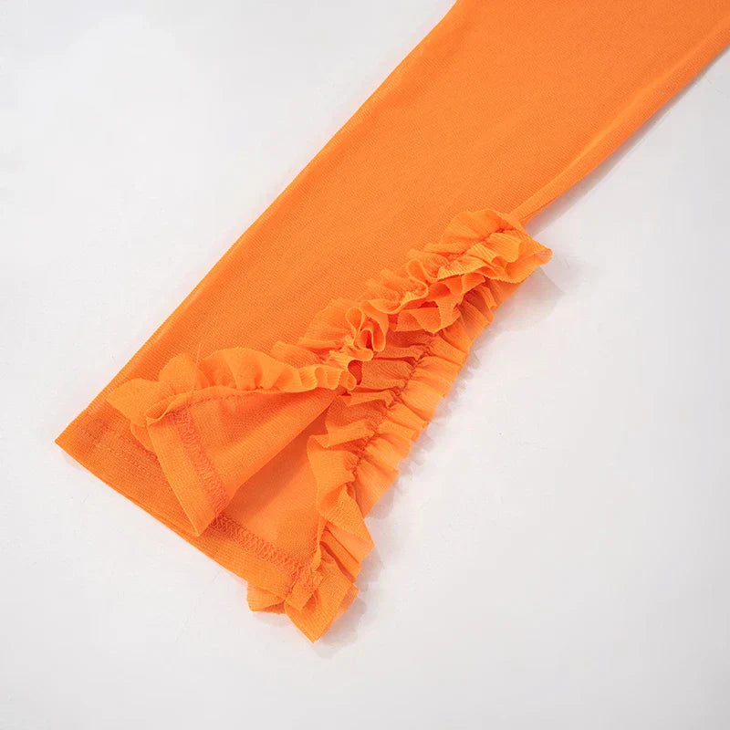 Dam Klänning Mini V-ringning Bomullsblandning Urtagningar-6