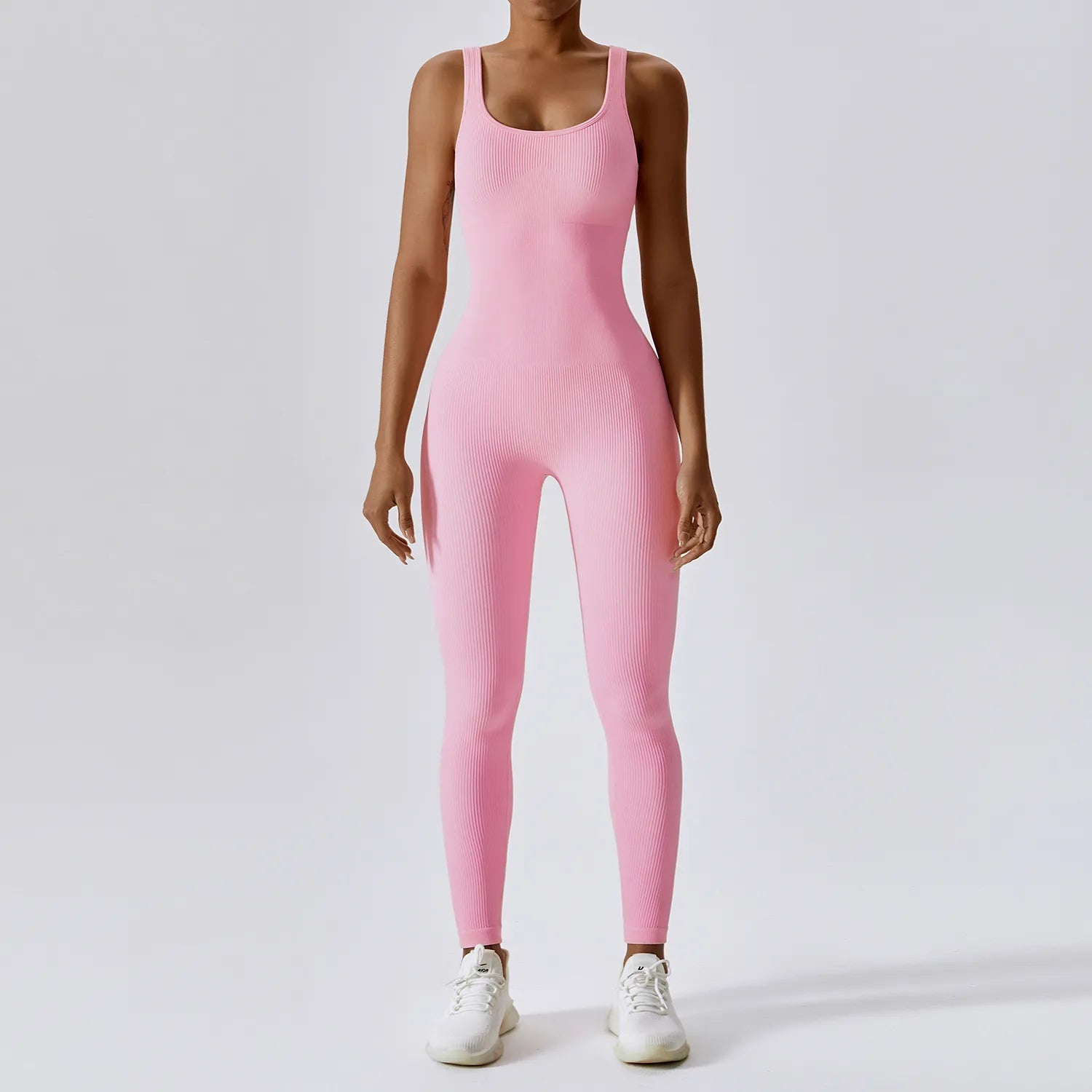 Variant image for Dam Jumpsuit Ärmlös Nylon Spandex Snabbtorkande Minimalistisk Stil-7