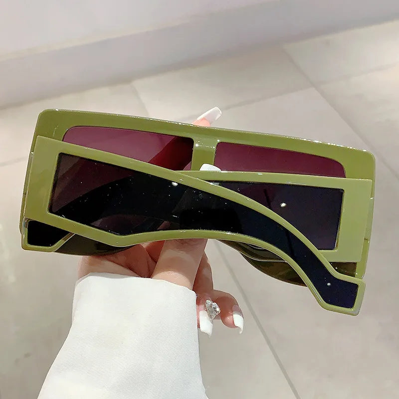 Solglasögon Dam Shield Design med 100% UV-skydd – Elegant och Hållbar i Svart Plast 4