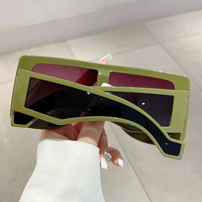 Solglasögon Dam Shield Design med 100% UV-skydd – Elegant och Hållbar i Svart Plast 4