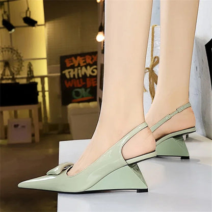 Dam Pumpskor Elegant PU-material-5