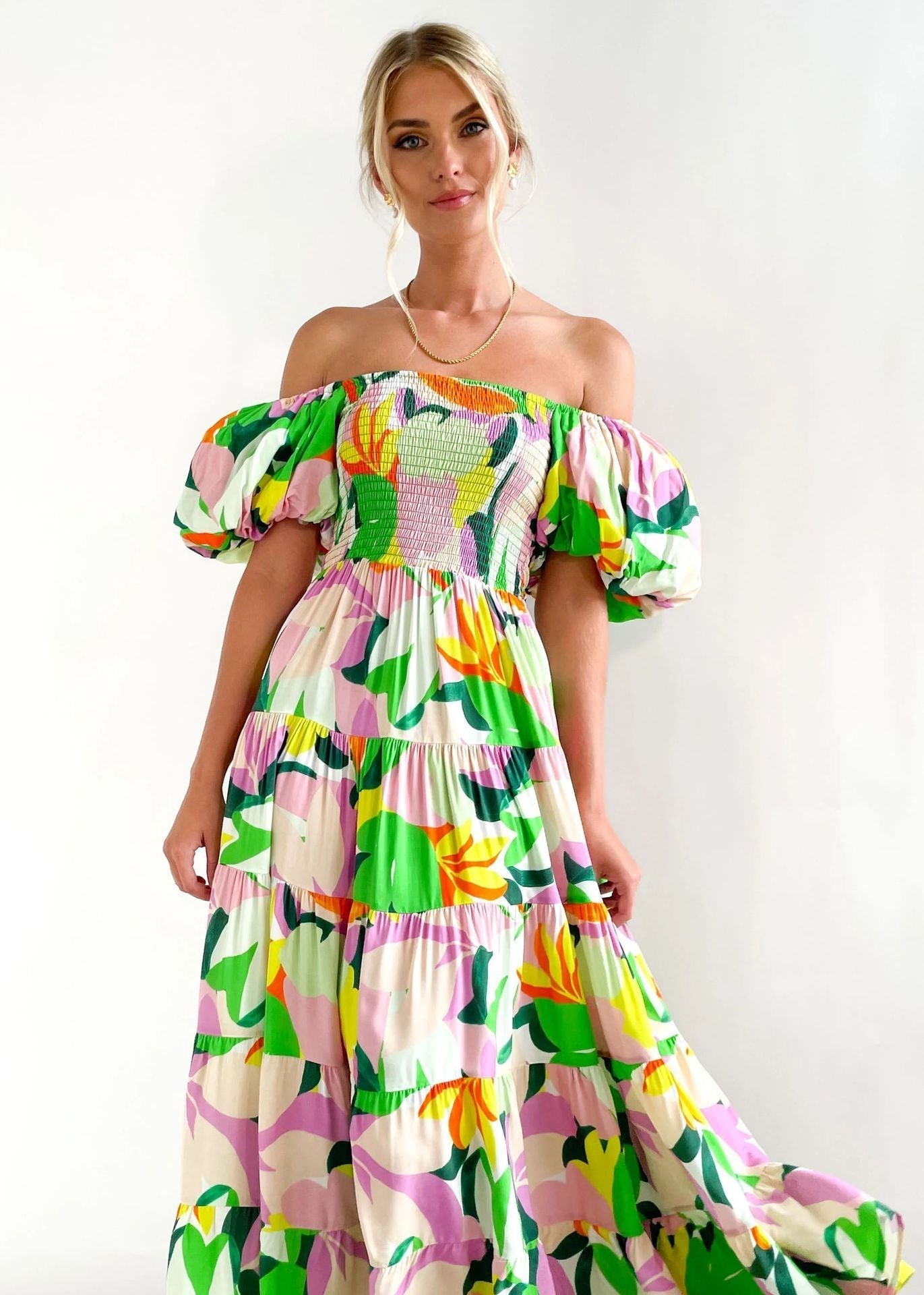 Dam Midiklänning Axelfri Elegant Polyester för Bröllop 5