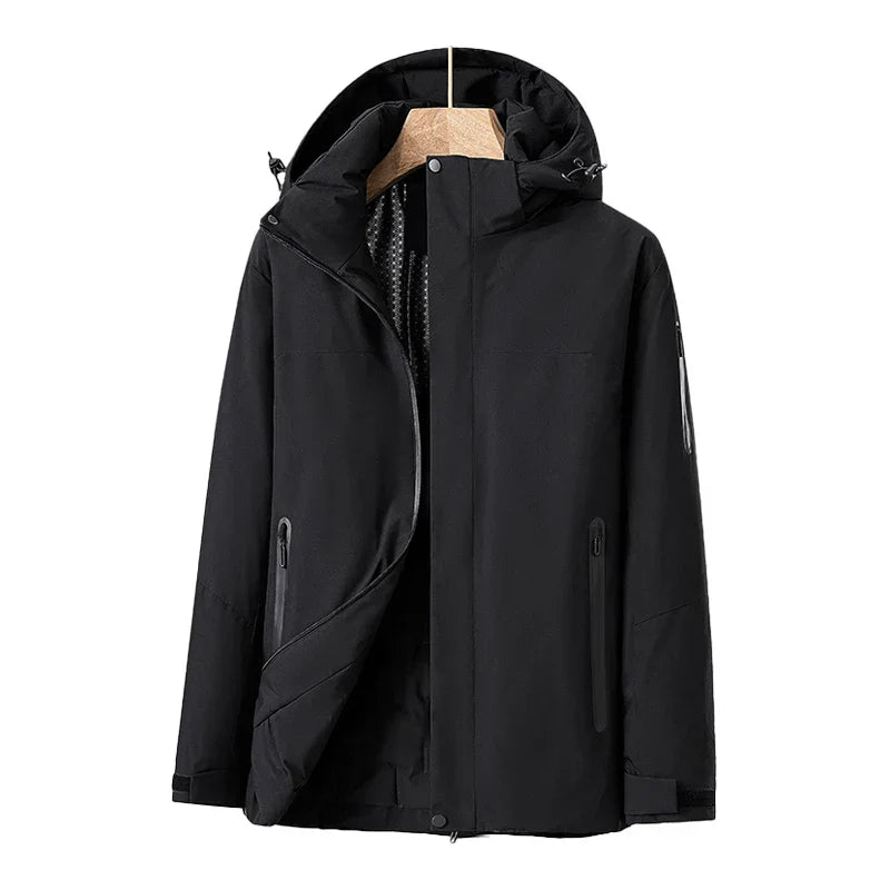 Variant image for Herr Fleecejacka Vindtät och Vattentät Fleece för Utomhusaktiviteter-13