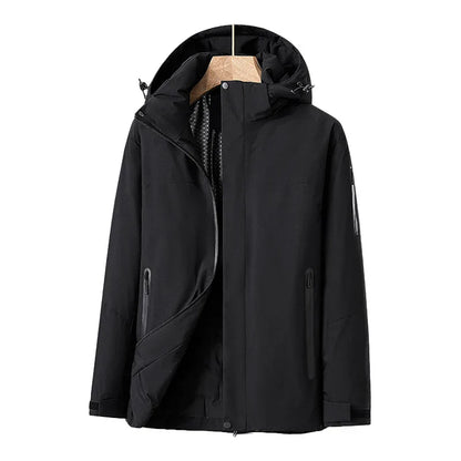 Variant image for Herr Fleecejacka Vindtät och Vattentät Fleece för Utomhusaktiviteter-13
