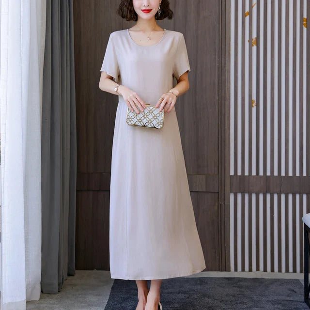 Variant image for Kvinnors Klänning Luftig Mjuk Polyester-13