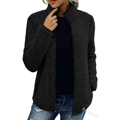 Variant image for Dam Fleecejacka Modern Vinterdesign Mjuk Fleece-6