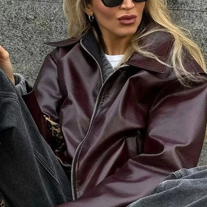 Damjacka Lång Ärmar Blixtlås Högkvalitativ Polyester-6