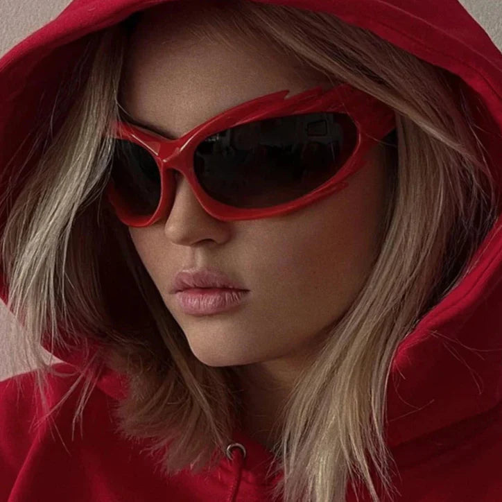 Unisex Solglasögon Punkstil Reflekterande Polykarbonat-6