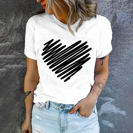 Dam Kort Blus Trendig Ljus Polyester-1