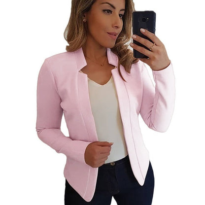 Variant image for Dam Blazer Långärmad Öppen Stickning 100% Polyester-4