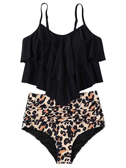 Dam Hög Midja Bikini Vattenavvisande Material 1
