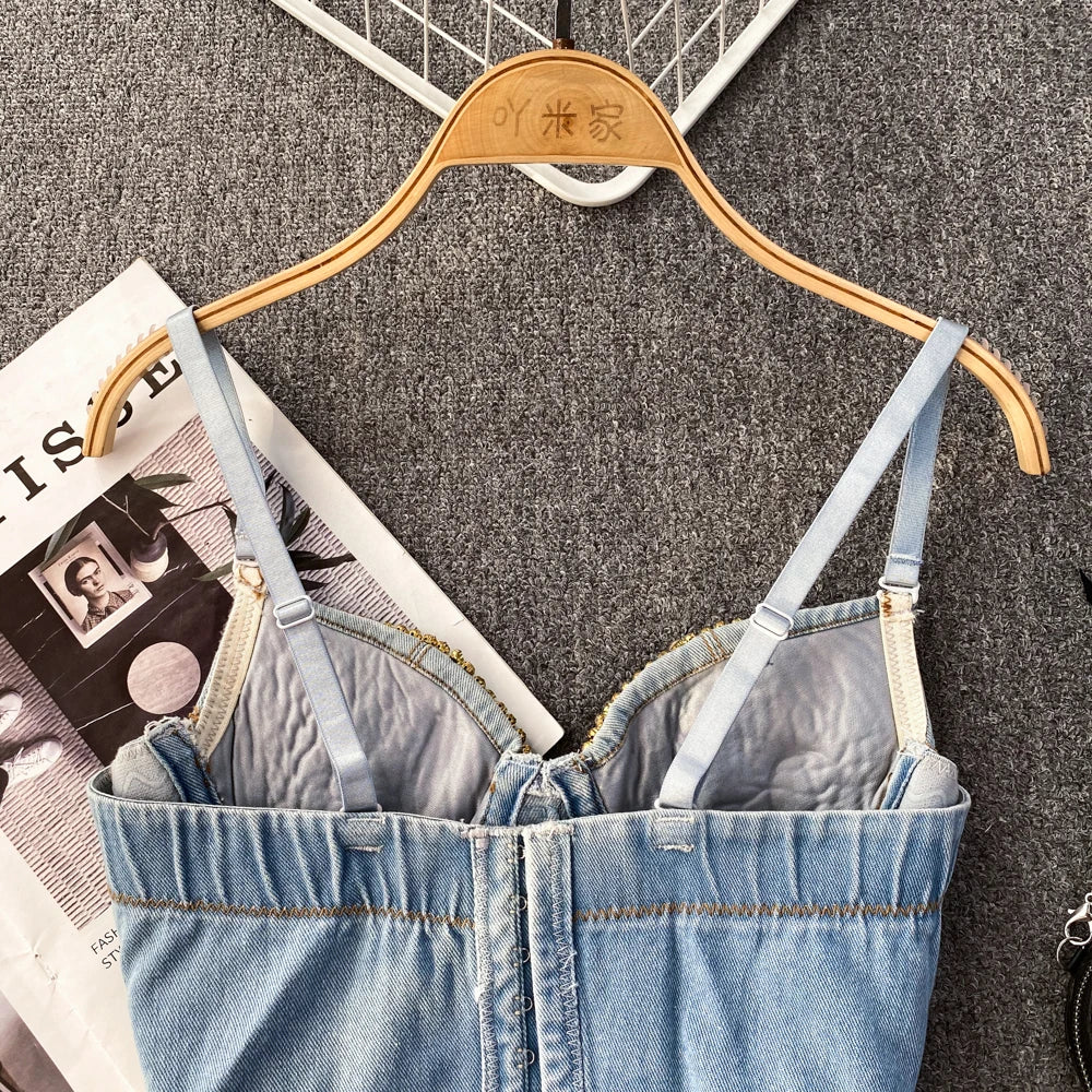 Dam Bustier Elegant Ull Polyester-4