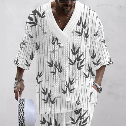 Variant image for Dam Tvådelat Set Jacquard Sommar Normal Passform-6