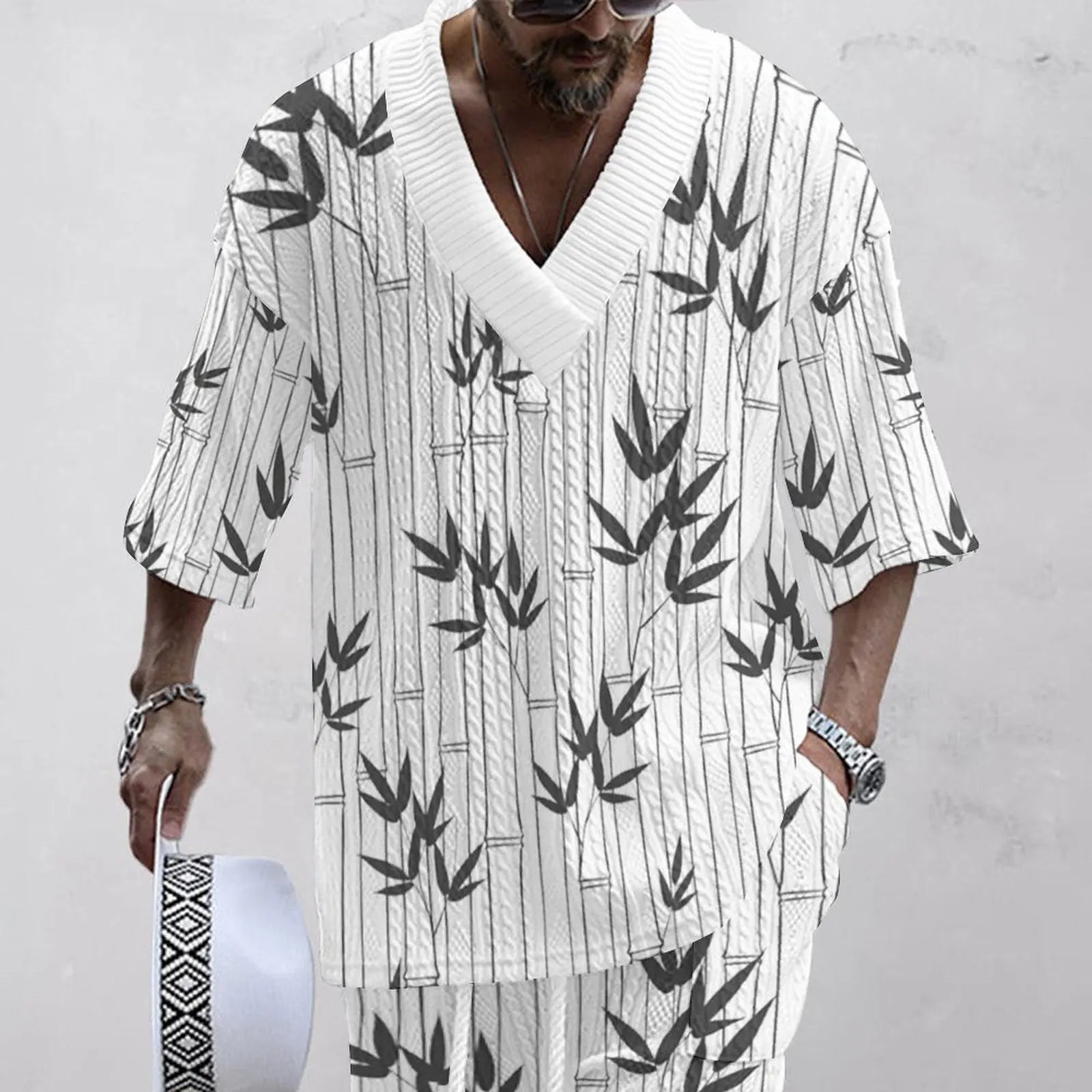 Variant image for Dam Tvådelat Set Jacquard Sommar Normal Passform-1