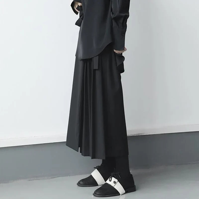 Herrbyxor Löst Snitt Jersey Med Elastisk Midja Ankel-längd-4