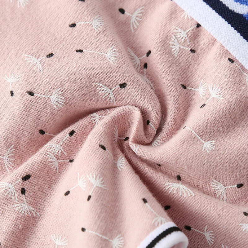 Dam Trosor Flerpack Bomull och Spandex 3-Pack Djupt Klippt Design-4